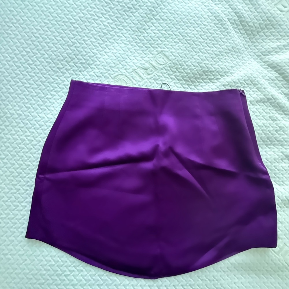 Zara Vibrant Purple Mini Skirt